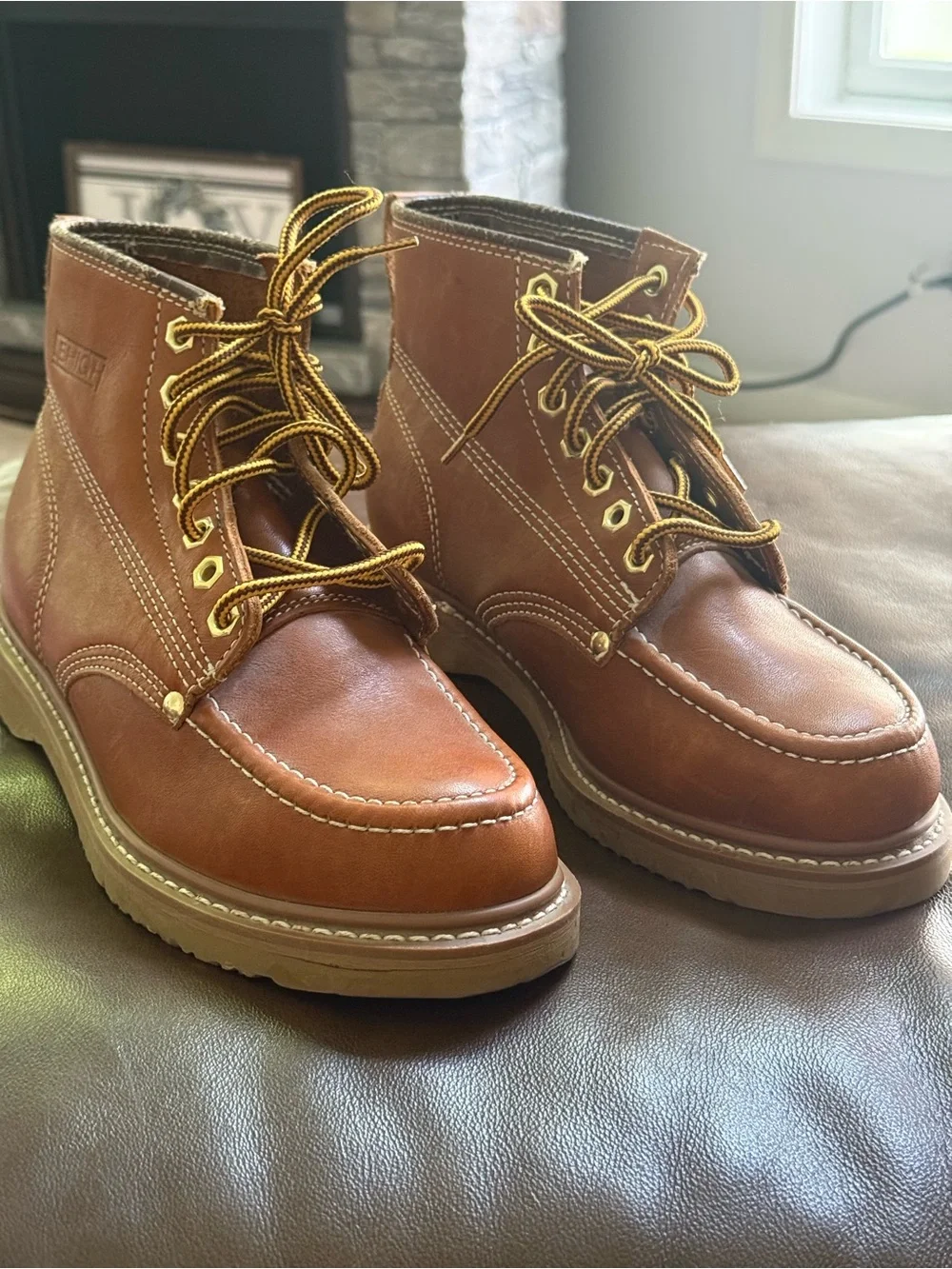 Vintage men’s Lehigh steel toe work boots size 7.5EEE